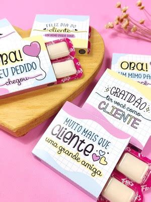 Compre Produtos Personalizados Chicletes Clientes Elo7