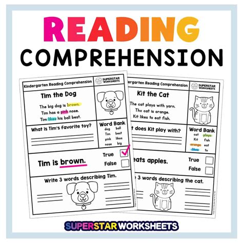 Comprehension activities
