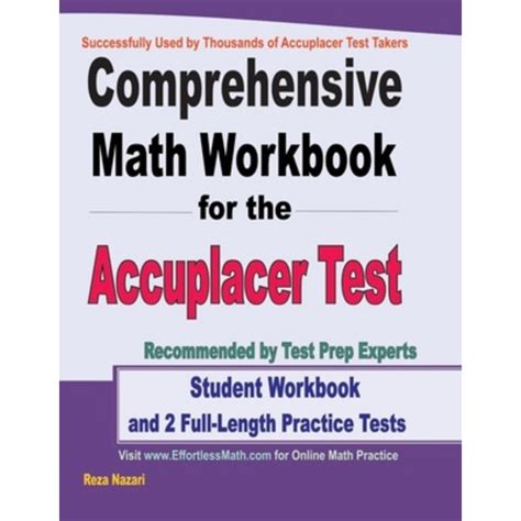 Comprehensive Math Workbook for the Accuplacer Test Student Workbook