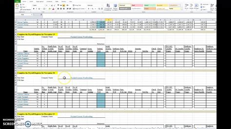 Comprehensive Payroll Project YouTube