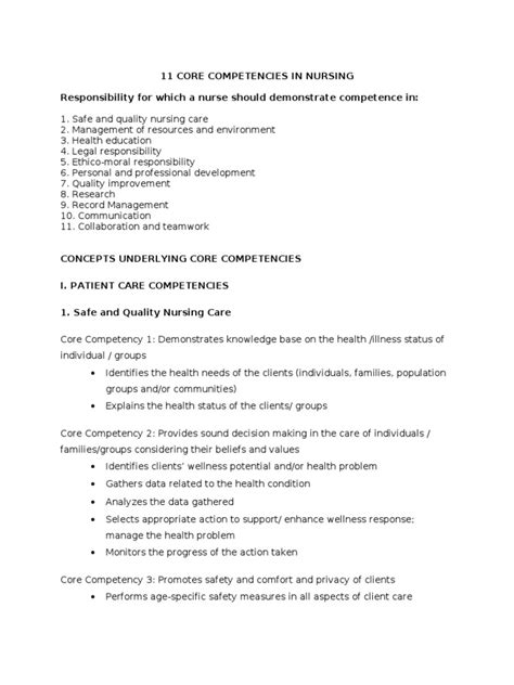 Essentials Competency Assessment. Developed by t