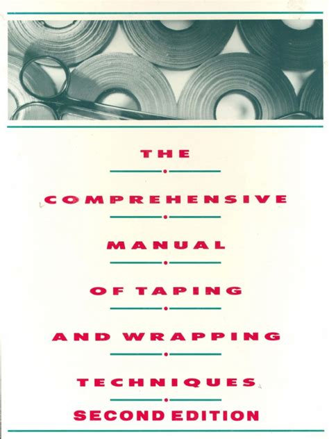 Comprehensive manual of taping wrapping techniques. - Process dynamics and control solution manual download.