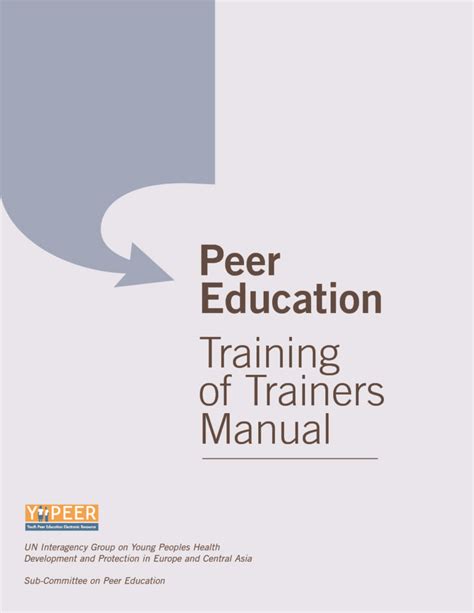 Comprehensive peer educator training curriculum trainer manual. - [obras del ... garci lasso de la vega.
