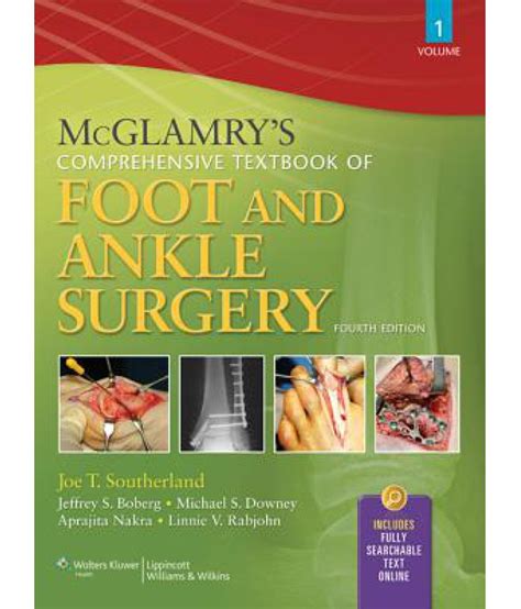 Read Comprehensive Textbook Of Foot Surgery By E Dalton Mcglamry