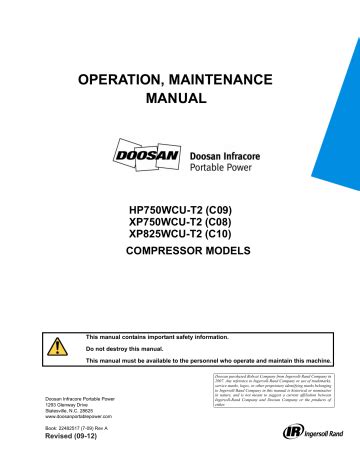 Compresor ingersoll rand xp750wcu parts manual. - Manual de usuario samsung smart tv.