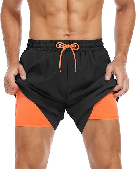 Compression lined swim trunks. Partrest American Flag Men's Swim Trunks with Compression Liner USA Flag Swimming Trunks Board Shorts with Pocket Swim Shorts. 4.7 out of 5 stars 61. 258 offers from $15.98. feelacle Mens Swim Trunks 9" Inseam Board Shorts Beach Swimwear Bathing Suit with Compression Lined and Pockets. 