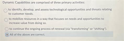 Comprised of the dynamic