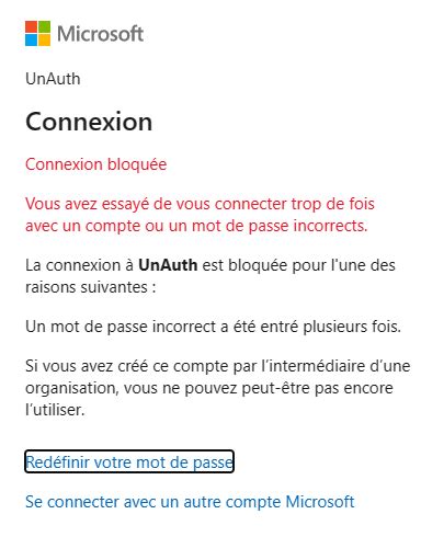 Compte bloqué - Communauté Microsoft