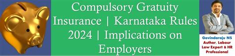 Compulsory gratuity insurance - Labour & Service Law