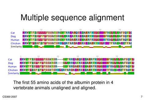 Computational Molecular Biology Multiple Sequence Alignment Sequence Alignment