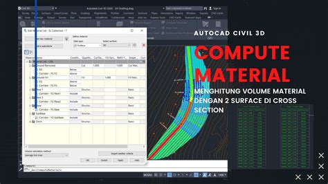 Compute material in civil 3d.  Reload the page to try again.  Please watch this video firs...