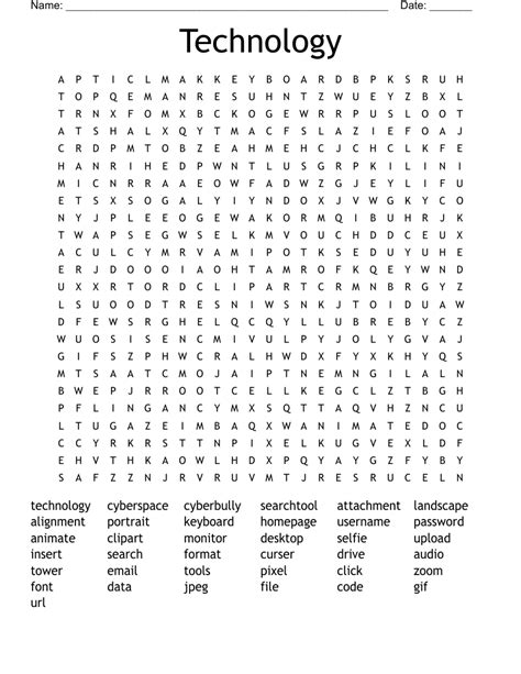 Computer Applications Word Search WordMint
