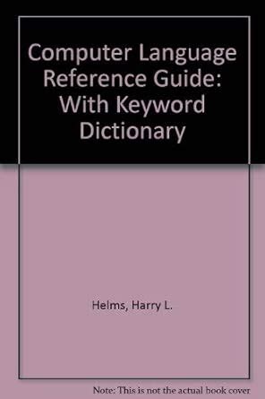 Computer Language Reference Guide