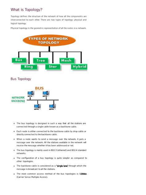 Computer Network Topologies - Javatpoint PDF - Scribd