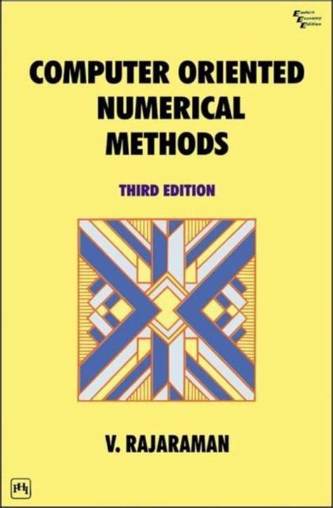 Computer Orientated Numerical Methods V Rajaraman
