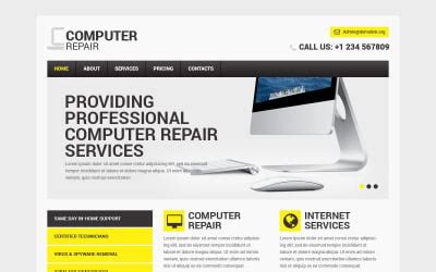 Computer Repair Responsive Website Template TemplateMonster Website