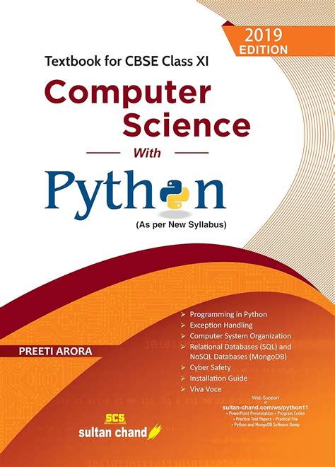Computer Science with Python - CBSE XI: Textbook for CBSE Class 11