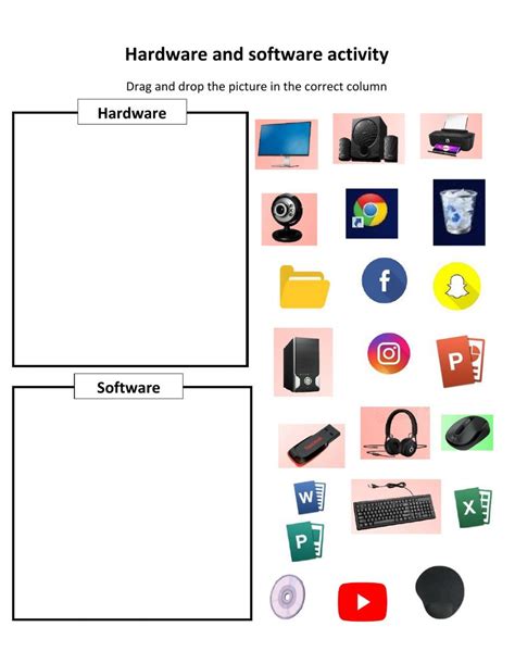 Computer Software worksheet