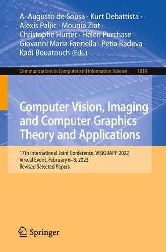 Computer Vision And Computer Graphics Theory And Applications International Conference Visigrapp