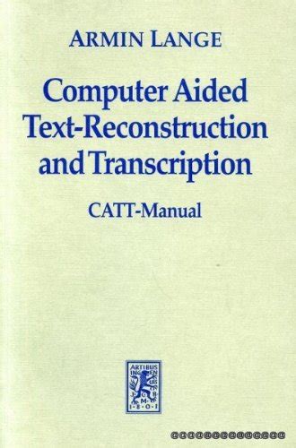 Computer aided text reconstruction and transcription catt manual. - 1982 suzuki gs650l repair manual 120328.
