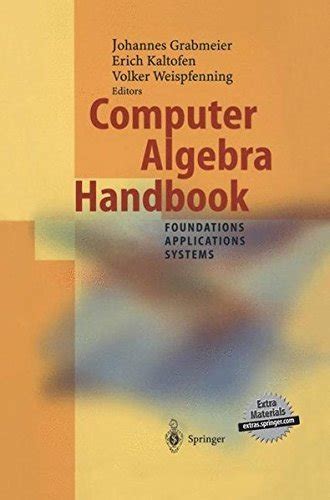 Computer algebra handbook foundations applications systems. - Makói hírlapok és folyóiratok bibliográfiája, 1870-1970.