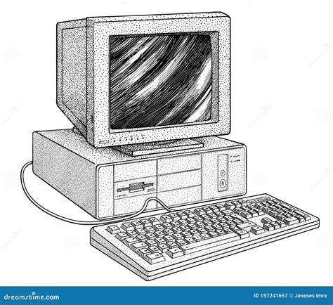 Computer art drawing
