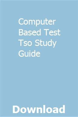 Computer based test tso study guide. - The call of the wild study guide cd by saddleback educational publishing.