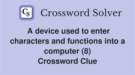 Computer characters crossword clue.  The term 'readout' refers to the p...