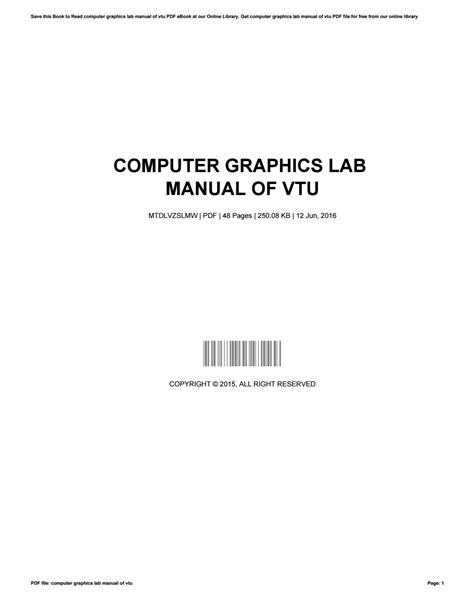 Computer graphics lab manual for vtu. - Microscopic haematology a practical guide for the laboratory.