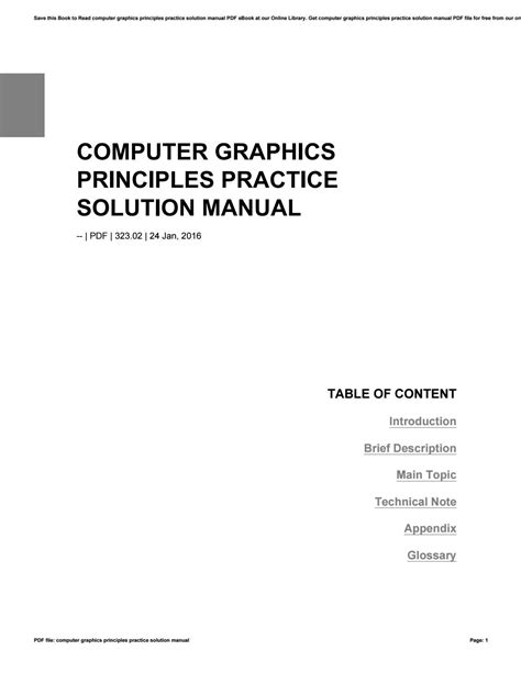 Computer graphics principles and practice solution manual. - Indústria mineira para o país futuro.