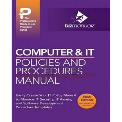 Computer it policies and procedures manual by inc bizmanualz. - Resistance training manual a versatile guide to lifetime fitness.