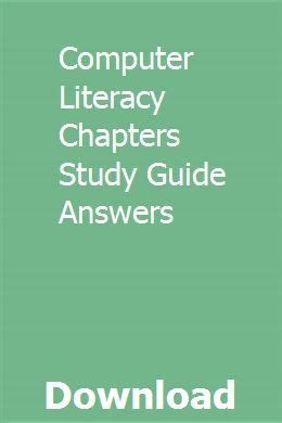 Computer literacy chapters study guide answers. - Manuale del carrello elevatore linde e20.