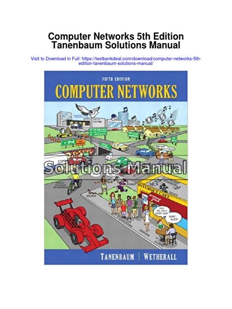 Computer networks tanenbaum 5th solution manual. - Contribución al estudio del derecho migratorio uruguayo..