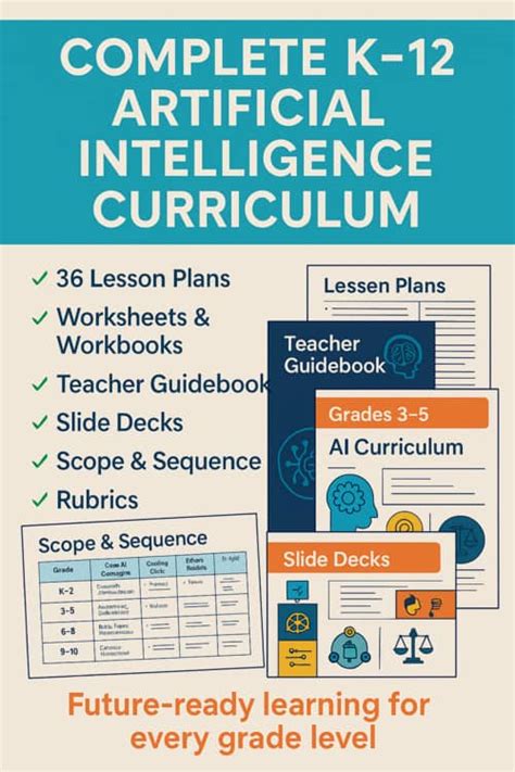 Computer science and artificial intelligence curriculum for K-12.