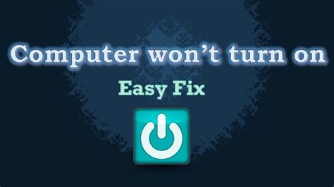 Computer wont turn on. Unplug the power cord. Examine it for breaks or other damage. If you find damage, you know what to replace. Otherwise, plug everything back in, make sure all of the plugs are firmly in their ... 