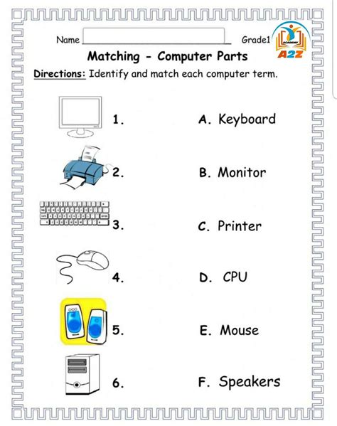 Computer worksheets for grade 1 pdf.  1772871699756.  Get latest 2025-26 chapt...