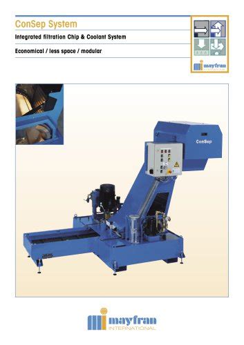 ConSep Model 2000 - MAYFRAN International - PDF Catalogs