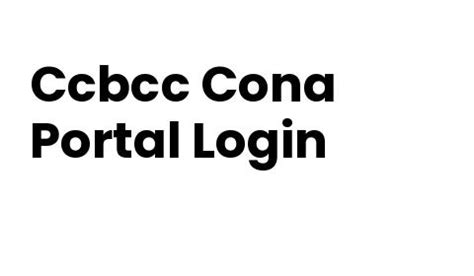 Cona portal. Things To Know About Cona portal. 