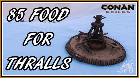 Conan exiles agility food. At the moment I'm feeding thralls and pets whatever food grants a useful bonus and is cheap to collect, rather than being more strategic about things. I always feed only food which boosts chances for higher vitality. After they reach 20, I use whichever food gives them the most healing. Survival is paramount. 