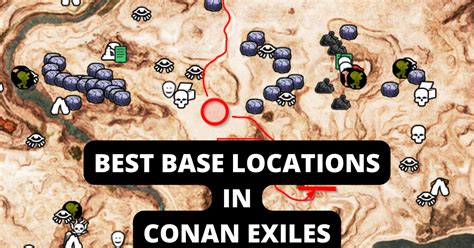 Conan exiles best base locations pve. by far the best place is teliths island imo. tons of rock, trees, and iron right beside you, between you and new asgarth is a ton of elk king for food. pop down an elevator on the rock face going into the desert and you are like 1-2 minutes away from dry wood, coal, and good slave farming spots. You're in the north so new asgarth for steel/exp ... 