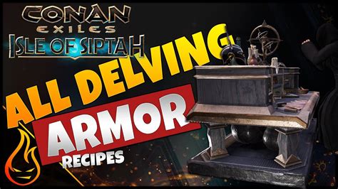 In this "Conan Exiles Isle Of Siptah All Delving Bench Armors And Stats" guide I will be going through all of the armors that can be obtained from the Delvin....