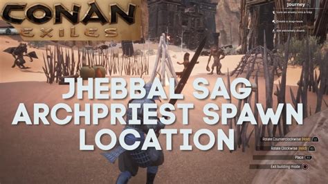 Conan exiles jhebbal sag priest location. There is one map which covers the majority of the Discovery Locations and another map which covers the majority of Interactable NPCs, Emotes and Recipes. I have also included the steps from The Exiles Journey in this guide. Other Conan Exiles Guides: How to Finish the Game! Gameplay Tips and Tricks. Thralls Guide. Buildings and … 
