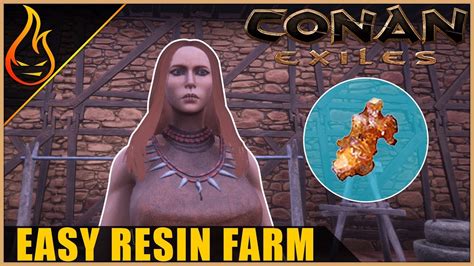 Resin is an orange gloop of a viscous, syrup-like substance that bleeds from trees to protect them from damage. Resin can be quite useful within Conan Exiles, much like its real-life counterpart, though you definitely won't be using it to make soaps or rosin.. 