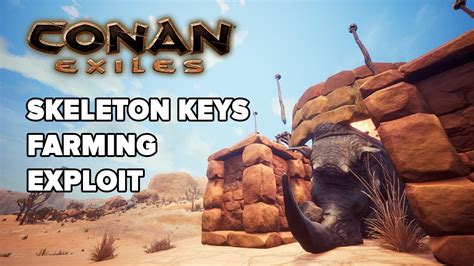 Conan exiles skeleton key. Thunderfoot is a creature in Conan Exiles. Thunderfoot is a Legendary Creature that can be found patrolling the northern part of the eastern Savanna biome, south of Boundary Spillway. TeleportPlayer 21931 60082 -9308It is an elephant, lighter in shade and larger than its nearby brethren. It has 2 large tusks, and 2 smaller tusks growing above the first two. As with all Legendary Creatures ... 