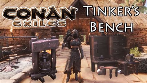 Conan exiles tinker bench. A set of tools that increase both damage and armor penetration. Crafted at Tinker's Bench. Master Reinforcement Kit. A reinforcement that can be used to make weapons and armor more durable. Crafted at Tinker's Bench. Fencer Weapon Fitting. A fitting for a weapon that allows for greater handling. 