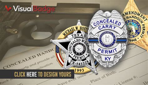 Concealed Weapon Badges at CCWBadges.com