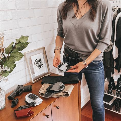 Concealed carry for women. She also said the holster system rests against tender areas, so it may take a while to get used to wearing one. Concealed Carrie. Purse & Sports Bag Carry. Keeping a handgun in a shoulder bag is ... 