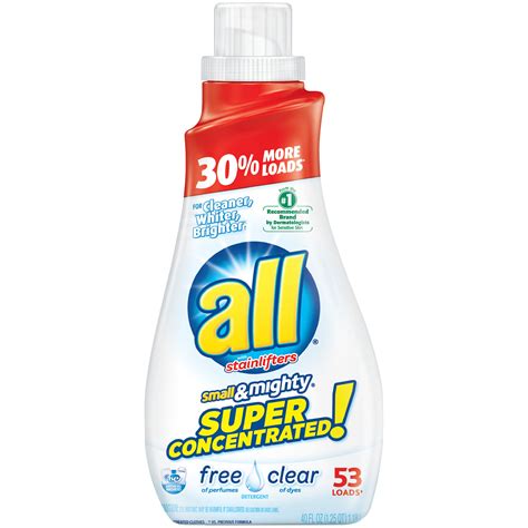 Concentrated Laundry Detergent - Free & Clear - Seventh …