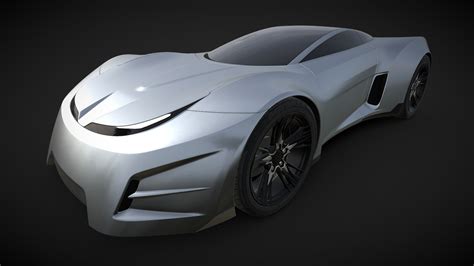 Concept car 3d model free. .  ...