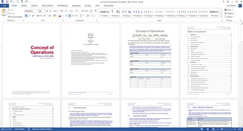 Concept of Operations Template Technical Writing Tips